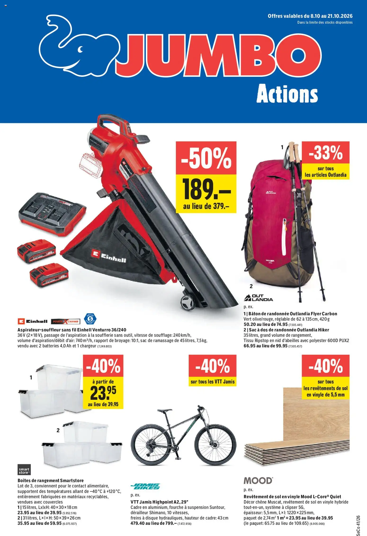 Vorschau des Merkblatts Jumbo aktionen FR vom Shop Jumbo gültig von 08.10.2026 bis 21.10.2026