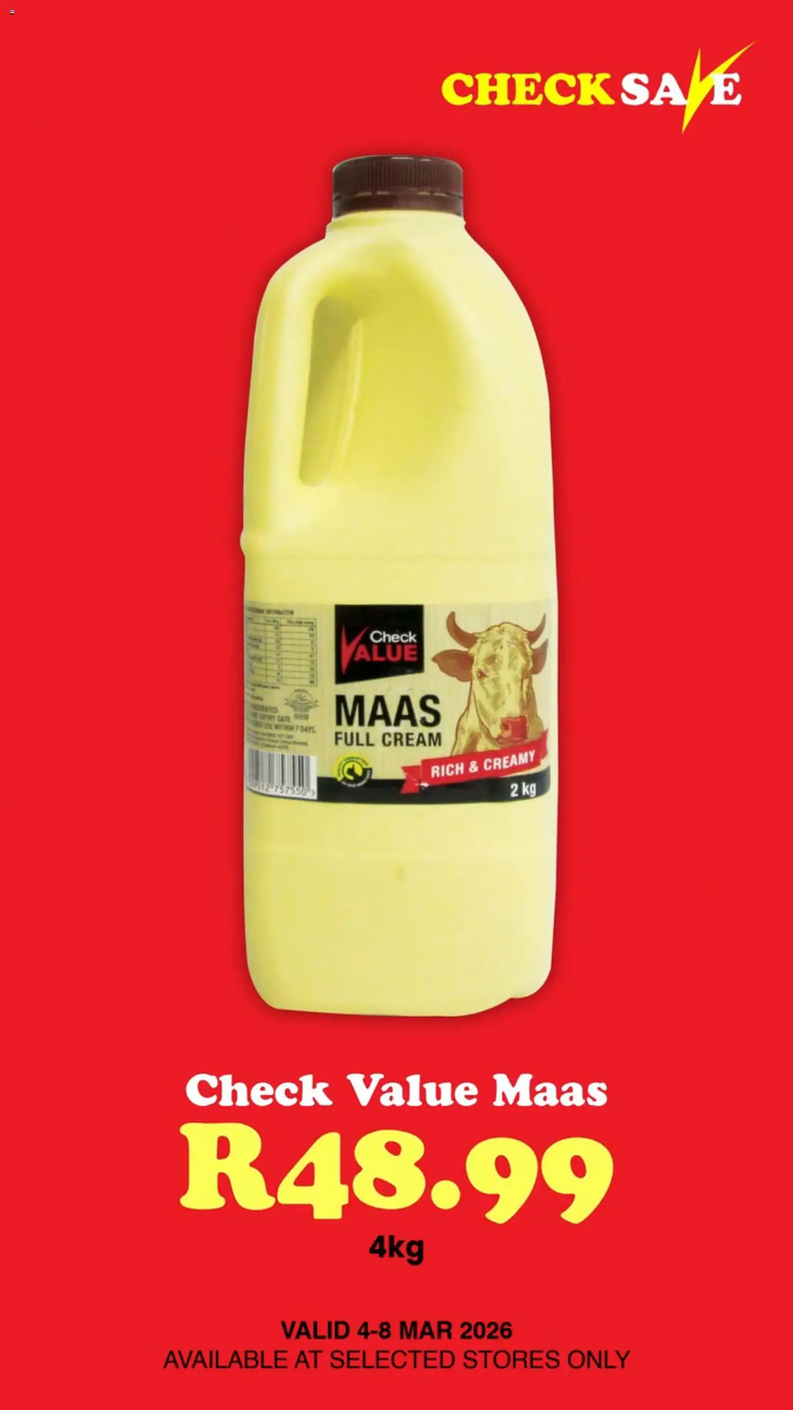 Check Save Specials from 05/03 - 08/03/2026
