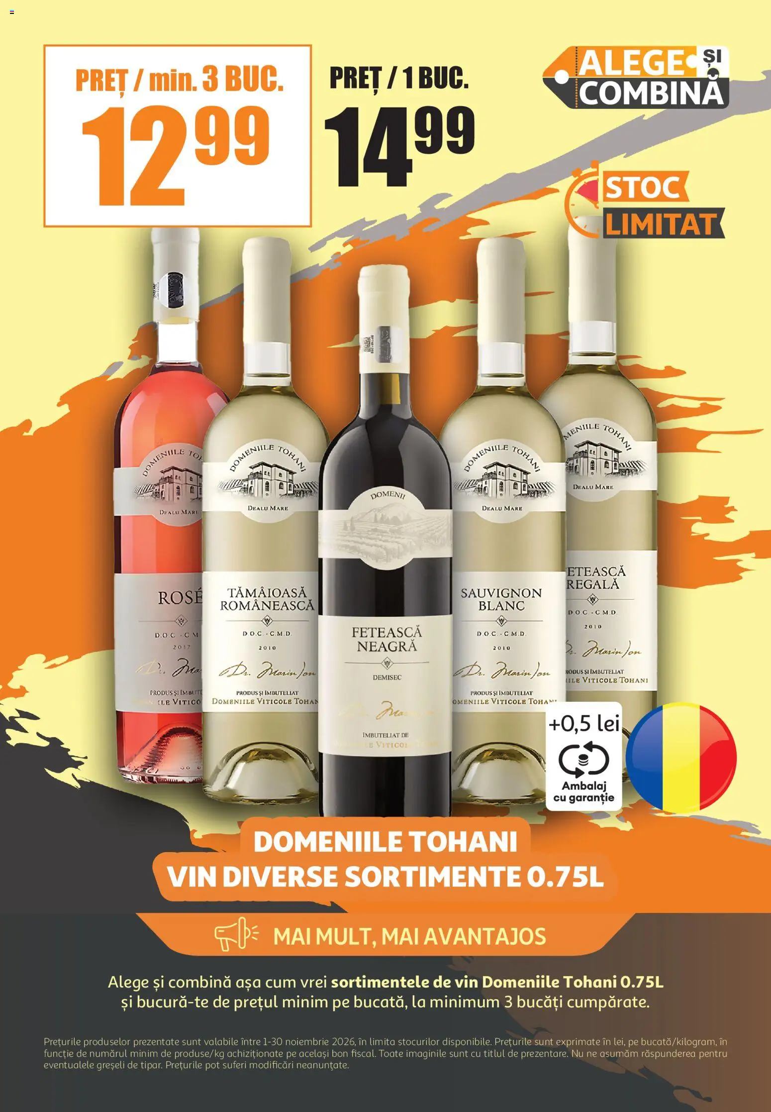 Previzualizarea de cataloage: ATAC ATAC Catalog valabil de la 01.11.2026 - Vin, Sauvignon