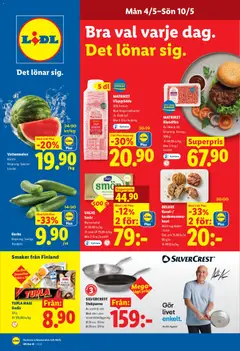 Förhandsgranska reklamblad Lidl erbjudanden från butik Lidl gäller från 04/05/2026