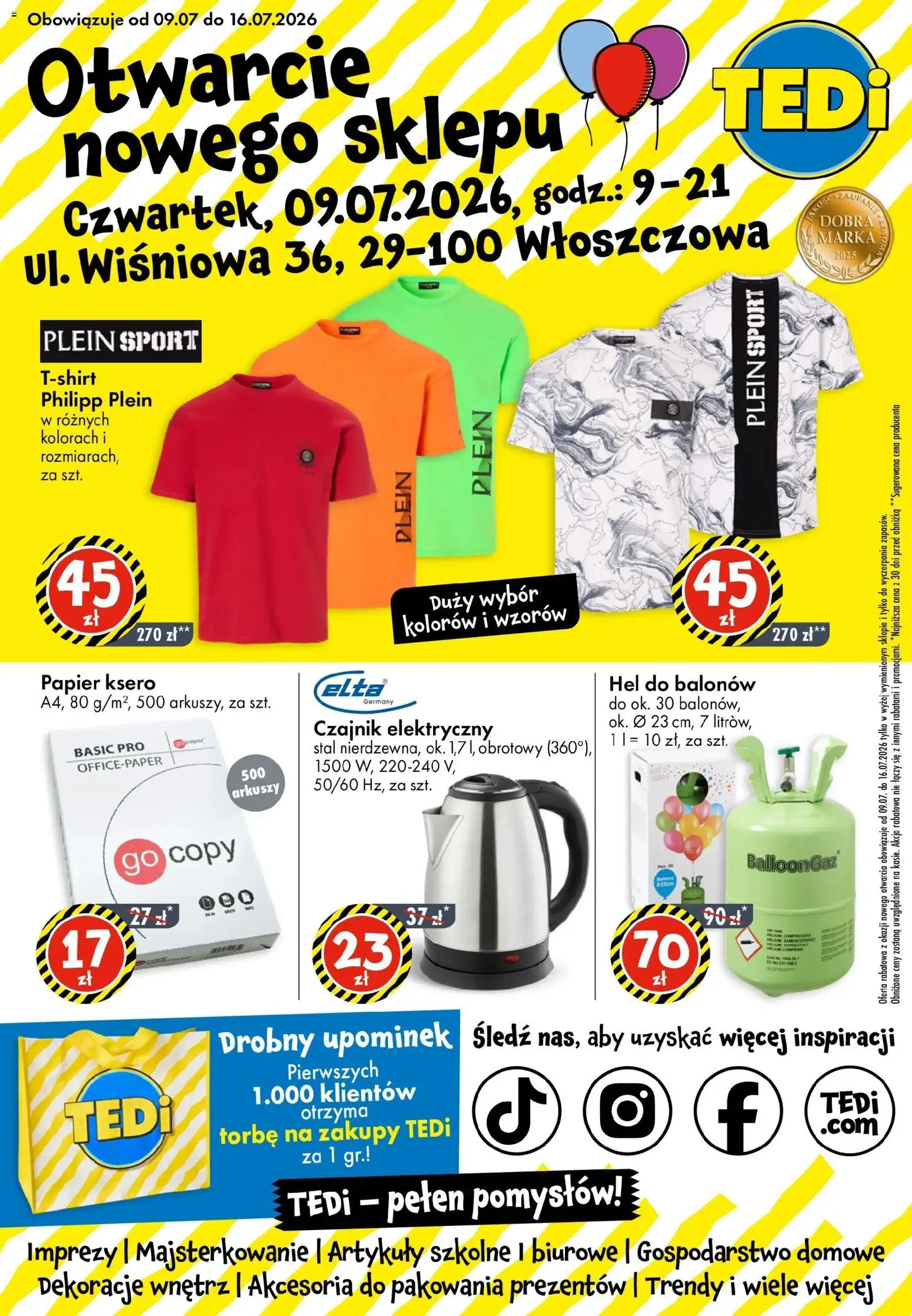 Pogląd gazetki "TEDi gazetka - Włoszczowa" ze sklepu TEDi ważnej od 09.07.2026