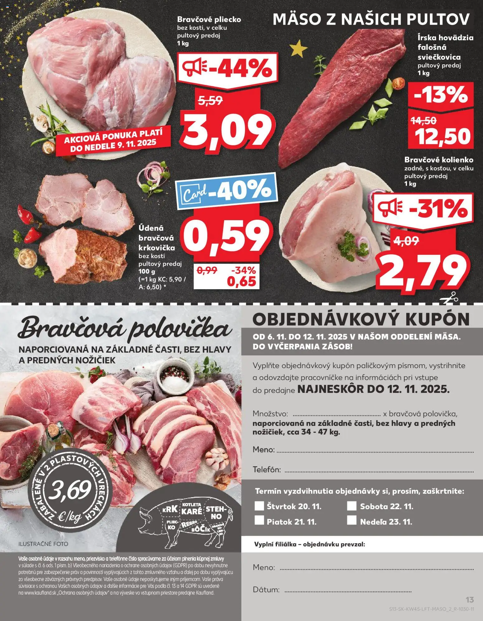 Náhľad Kaufland letáku platného od 06.11.2025