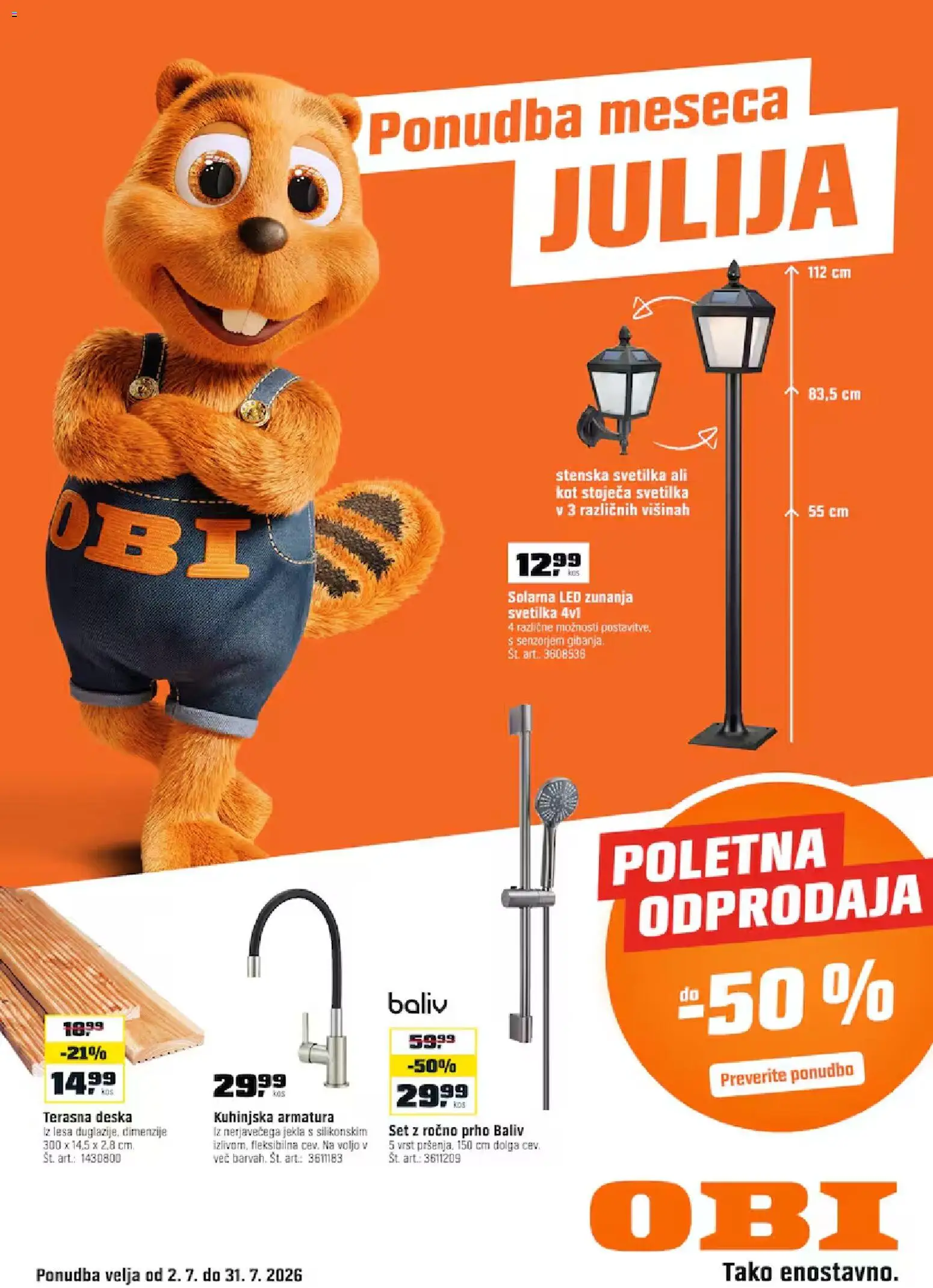 Predogled kataloga iz trgovine OBI veljaven od 02.07.2026