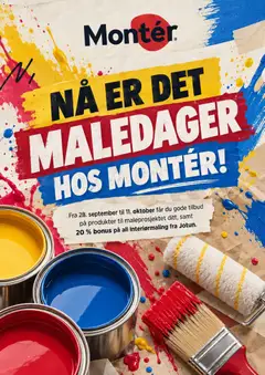 Forhåndsvis Montér kundeavis fra butikk Montér gyldig fra 06/10/2026