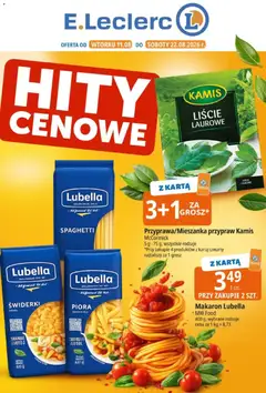Pogląd gazetki "E.Leclerc gazetka - Hity cenowe" ze sklepu E.Leclerc ważnej od 11.08.2026