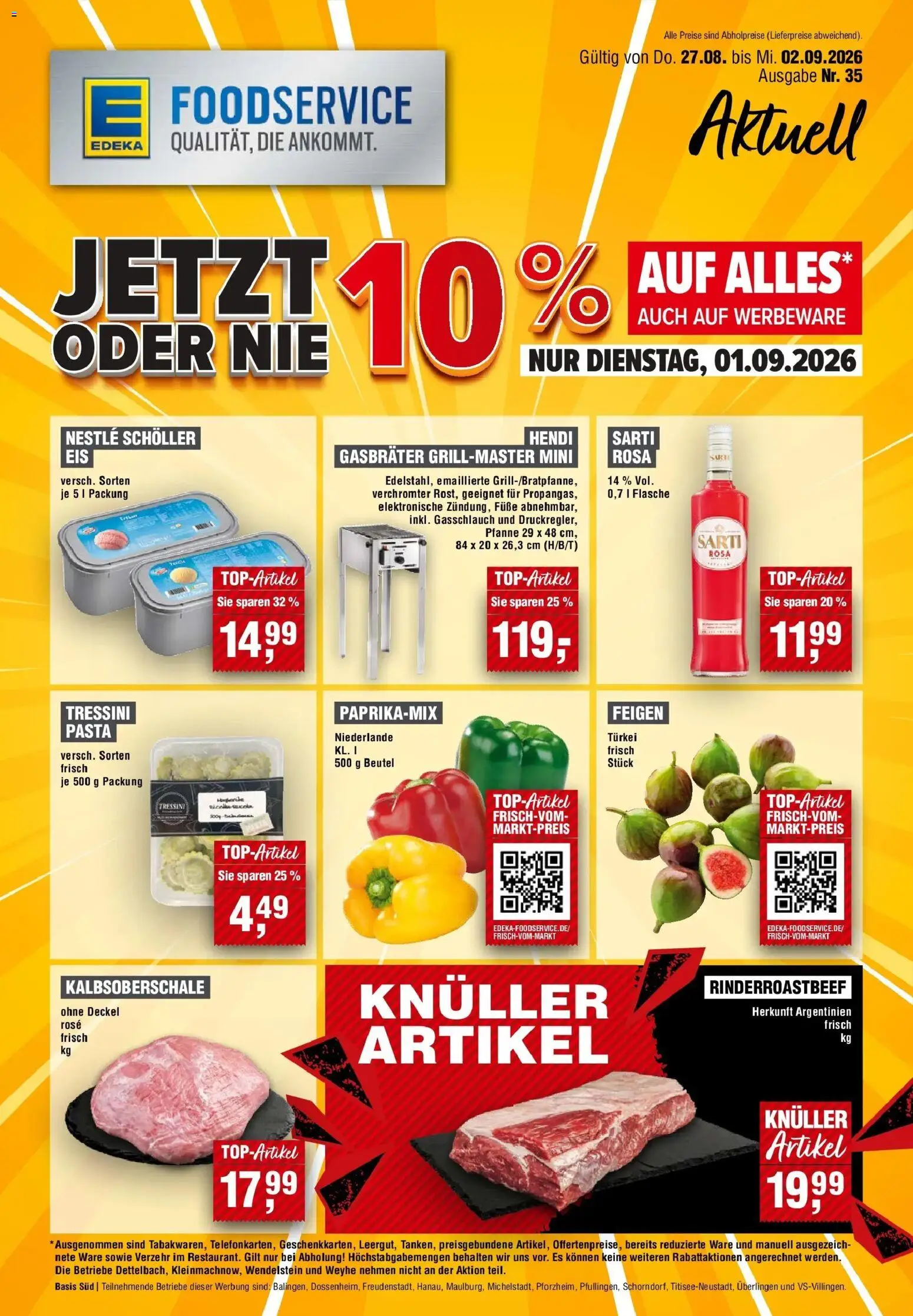 Vorschau von dem Prospekt des Geschäftes Edeka, gültig ab dem 27.08.2026