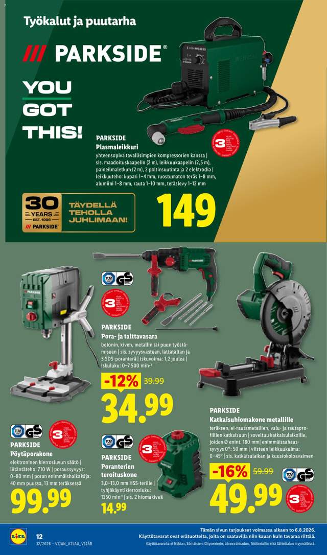 Uusi Lidl tarjouslehti alkaen 06/08