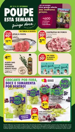 Pré-visualização do folheto da loja Pingo Doce válida a partir de 15/09/2026