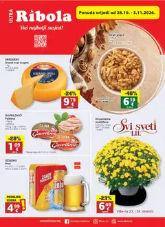 Pregled letka Ribola Katalog trgovine Ribola vrijedi od 28.10.2026