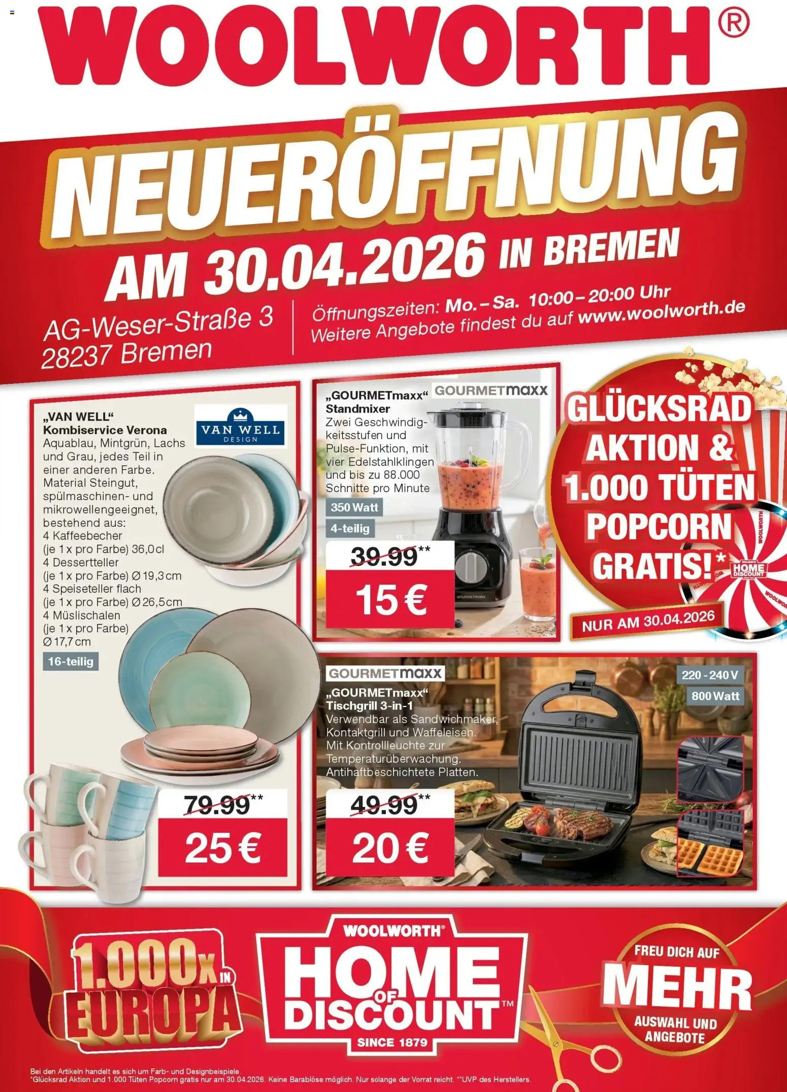 Vorschau von dem Prospekt des Geschäftes Woolworth, gültig ab dem 29.04.2026