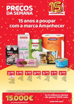Pré-visualização do folheto da loja Amanhecer válida a partir de 01/10/2026