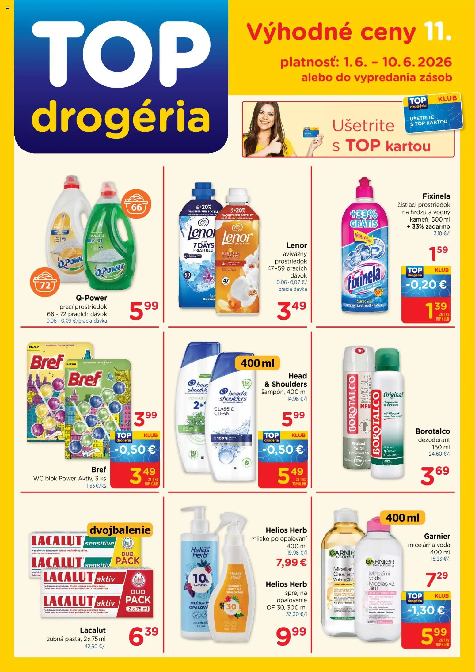 Náhľad TOP Drogéria letáku platného od 01.06.2026