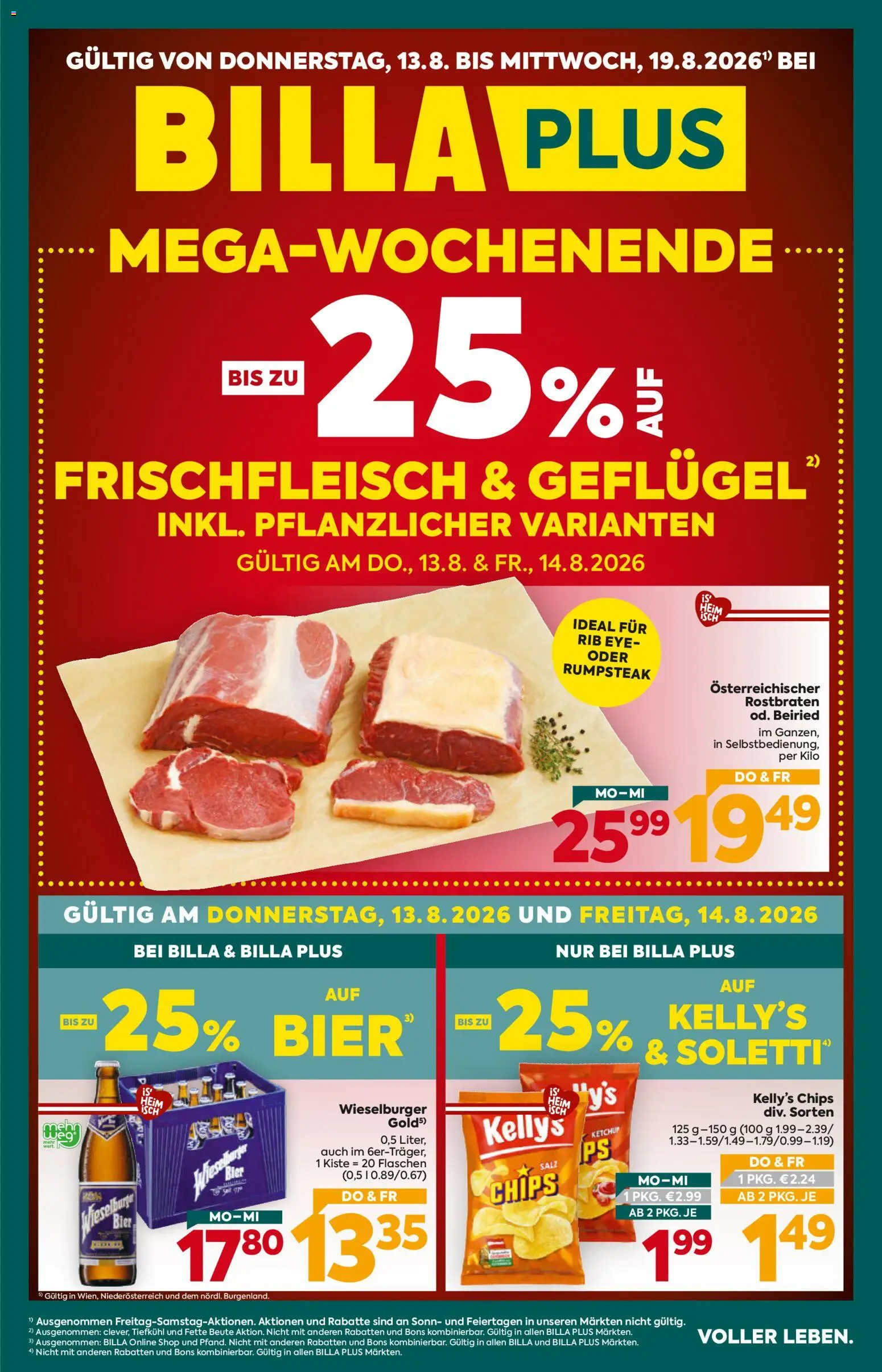 Vorschau der Angebote: Billa Plus Billa Plus Flugblatt gültig ab 13.08.2026