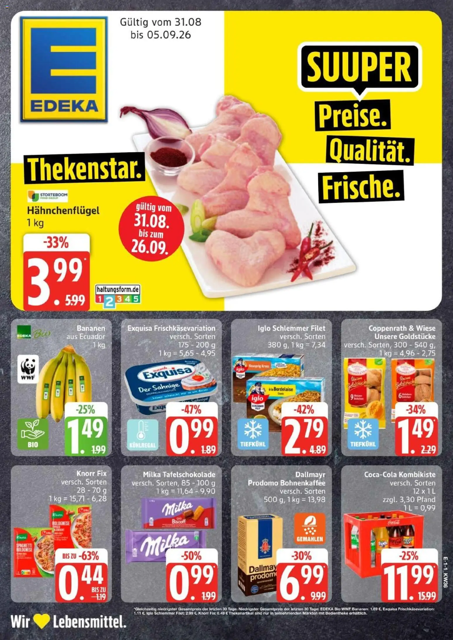 Vorschau von dem Prospekt des Geschäftes Edeka, gültig ab dem 31.08.2026