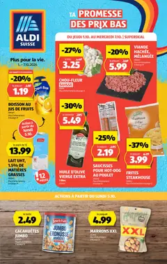 Vorschau des Merkblatts Aldi aktionen FR vom Shop Aldi gültig von 01.10.2026 bis 07.10.2026