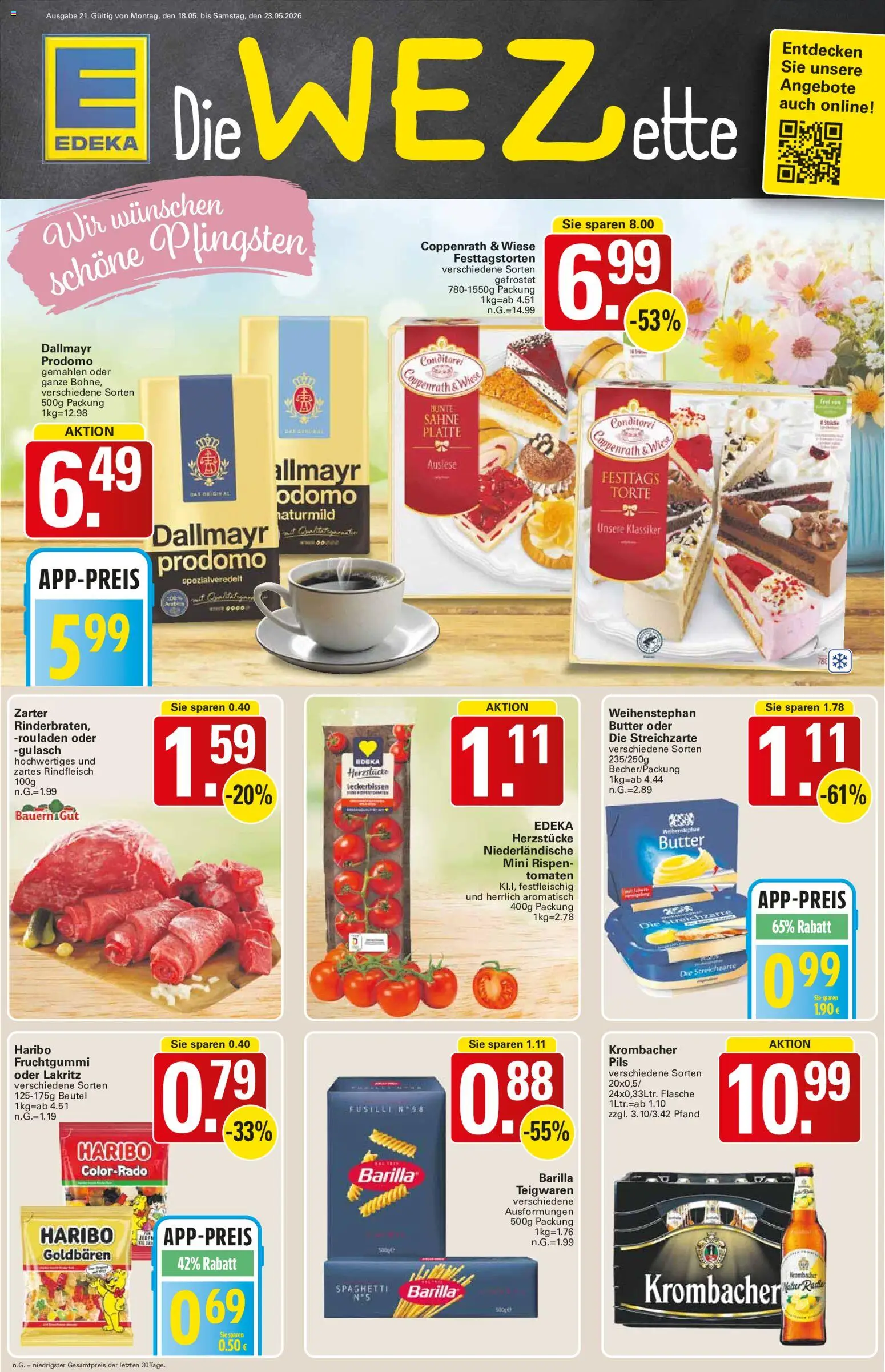 Vorschau von dem Prospekt des Geschäftes WEZ, gültig ab dem 18.05.2026