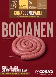 Anteprima dell'opuscolo Conad volantino Localismo Piemonte dal negozio Conad valido da 08/10/2026