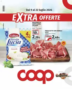 Anteprima dell'opuscolo COOP volantino Tortona dal negozio COOP valido da 09/07/2026