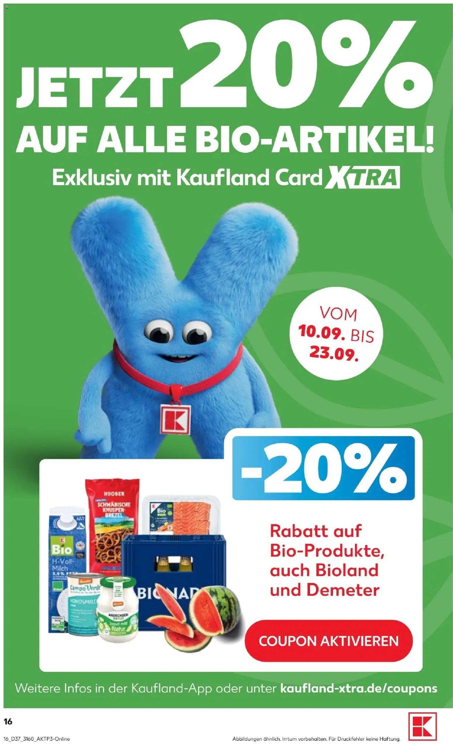 Vorschau von dem Prospekt des Geschäftes Kaufland, gültig ab dem 10.09.2026 - Milch, Kokosmilch