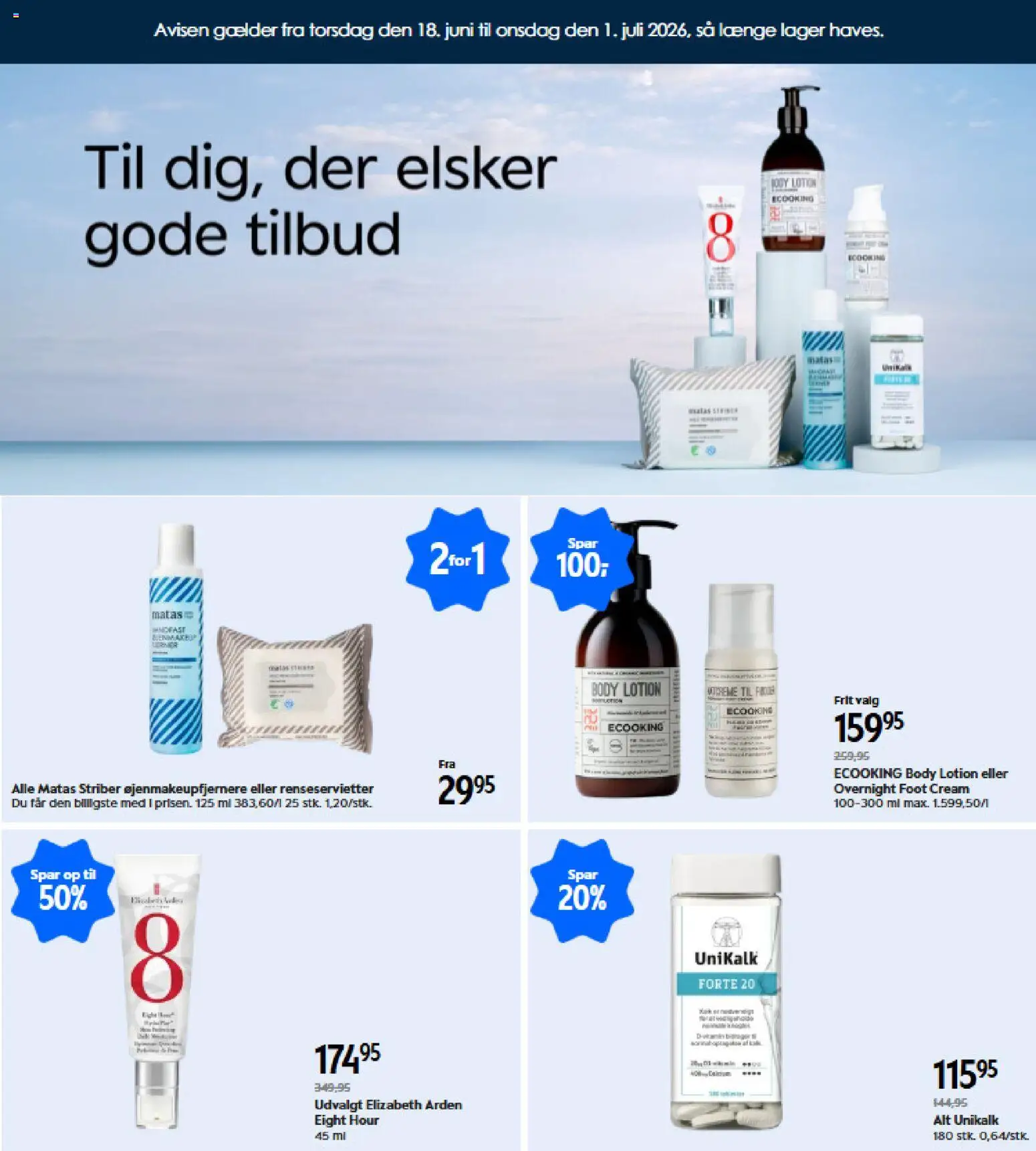 Eksempel på tilbudsavis Matas - Tilbudsavis fra butik Matas gyldig fra 18/06/2026
