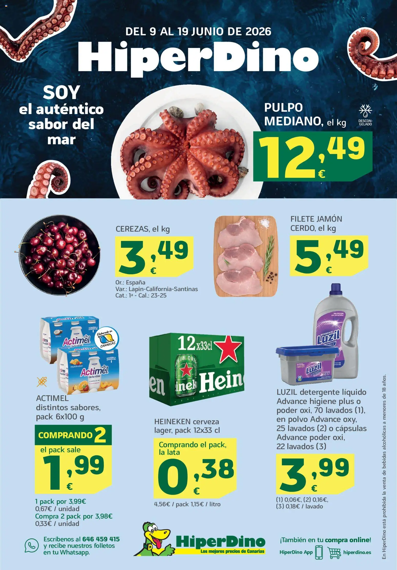 Vista previa del folleto de la tienda HiperDino válido desde el 09/06/2026 