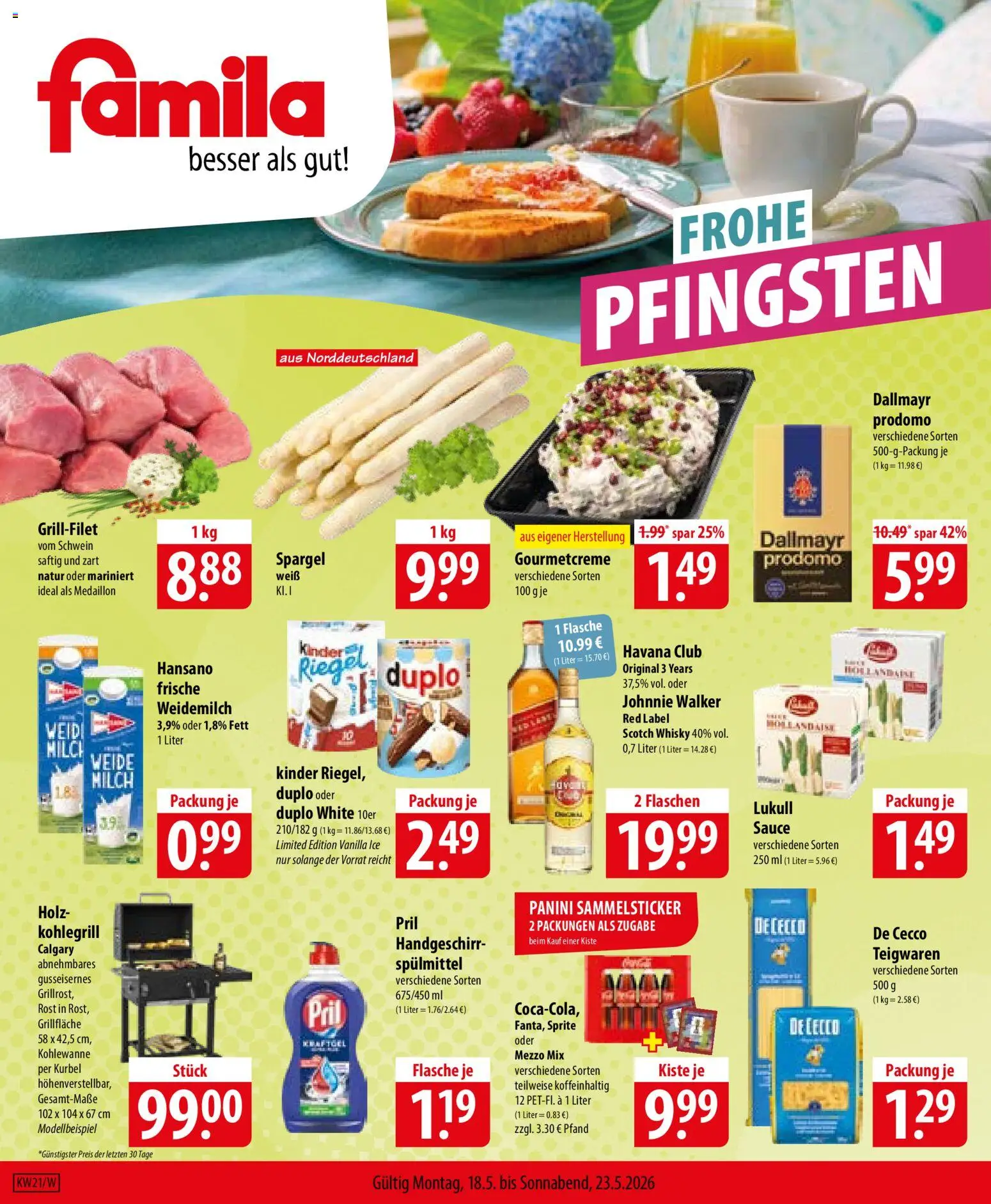 Vorschau von dem Prospekt des Geschäftes Famila, gültig ab dem 18.05.2026