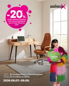 Mömax - Mömax Aktuális szórólap megtekintése, amely érvényes 2026.09.07.-től