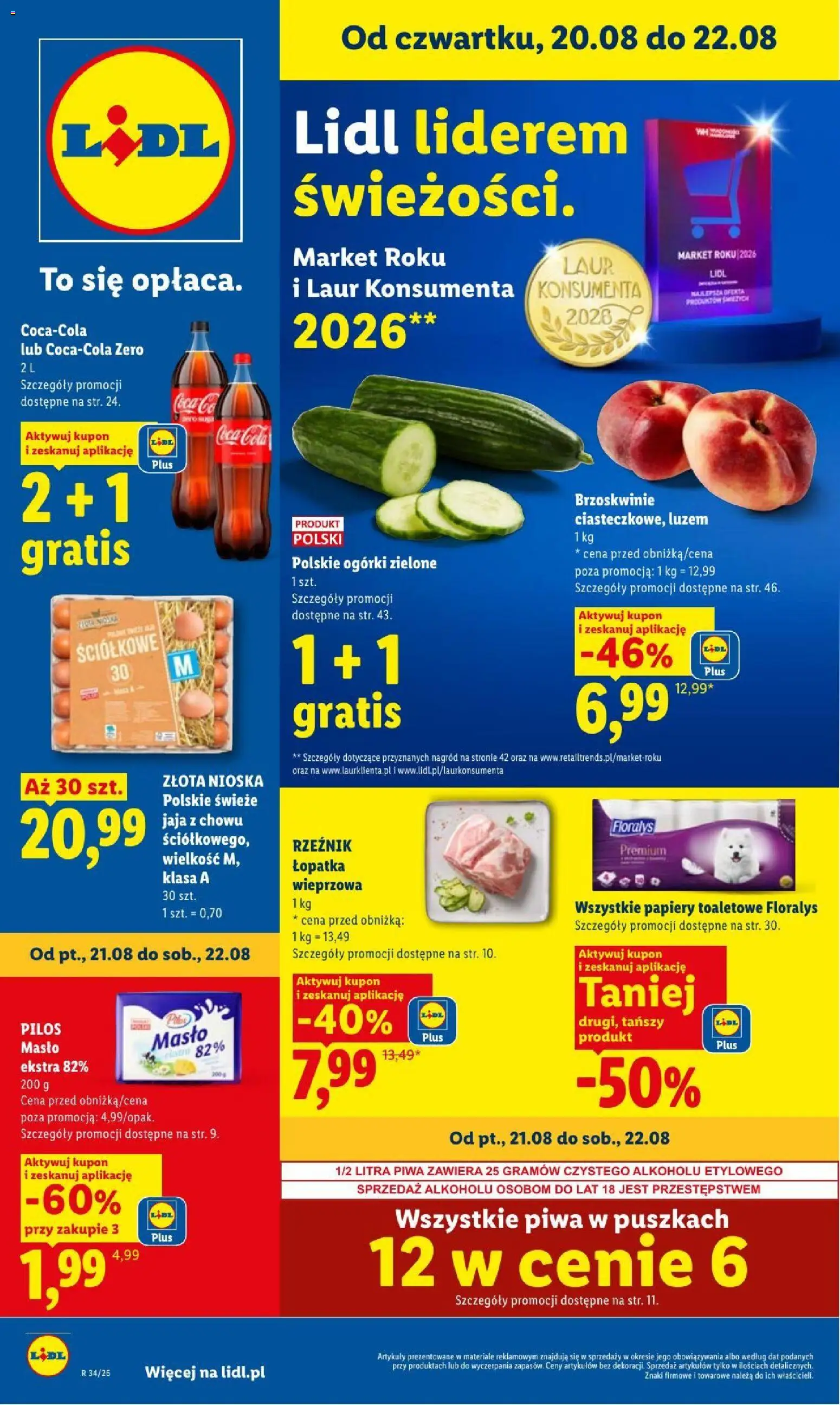 Pogląd gazetki "Lidl gazetka" ze sklepu Lidl ważnej od 20.08.2026