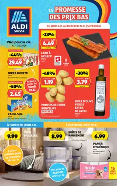 Vorschau des Merkblatts Aldi aktionen FR vom Shop Aldi gültig von 06.08.2026 bis 12.08.2026