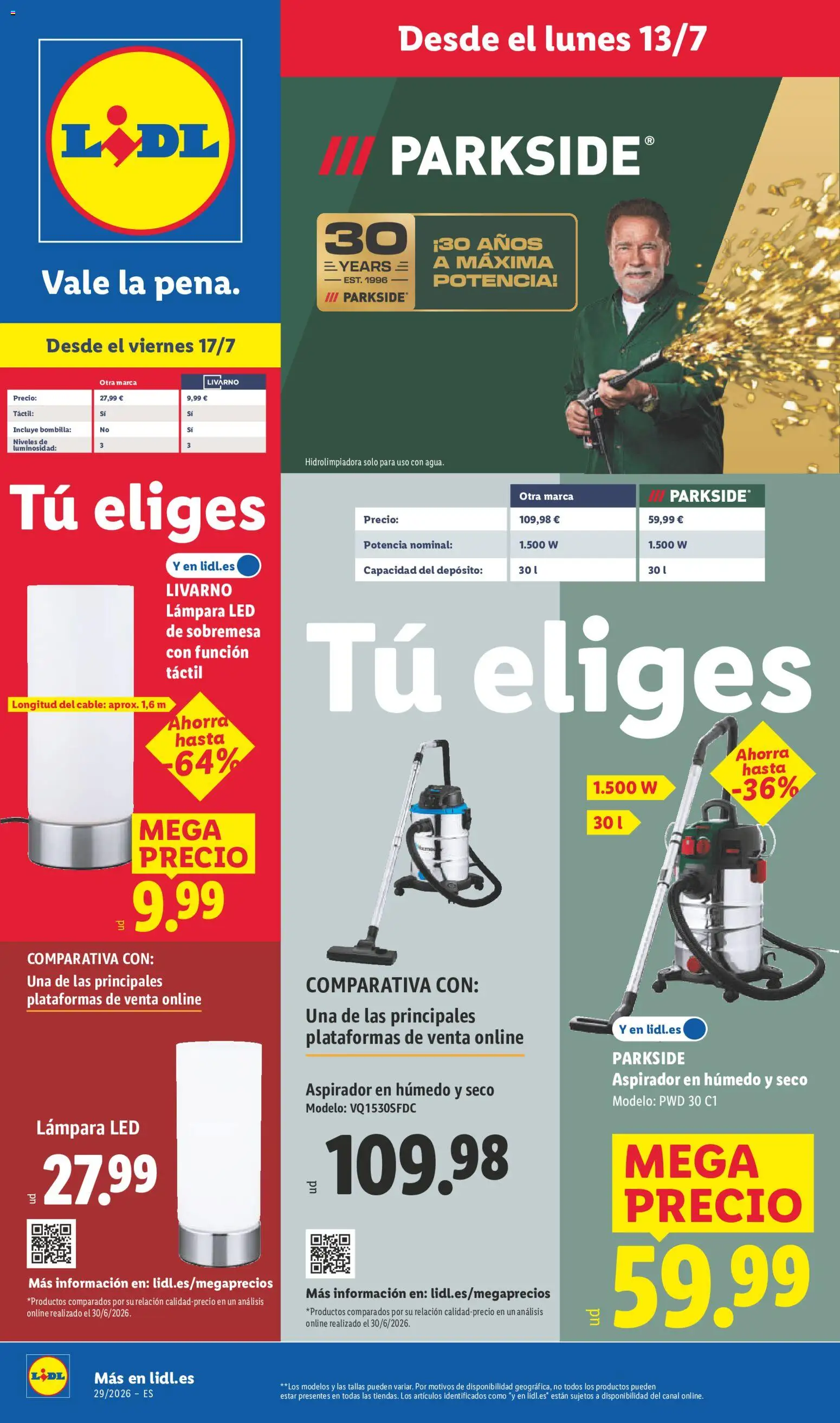 Vista previa del folleto de la tienda Lidl válido desde el 13/07/2026 