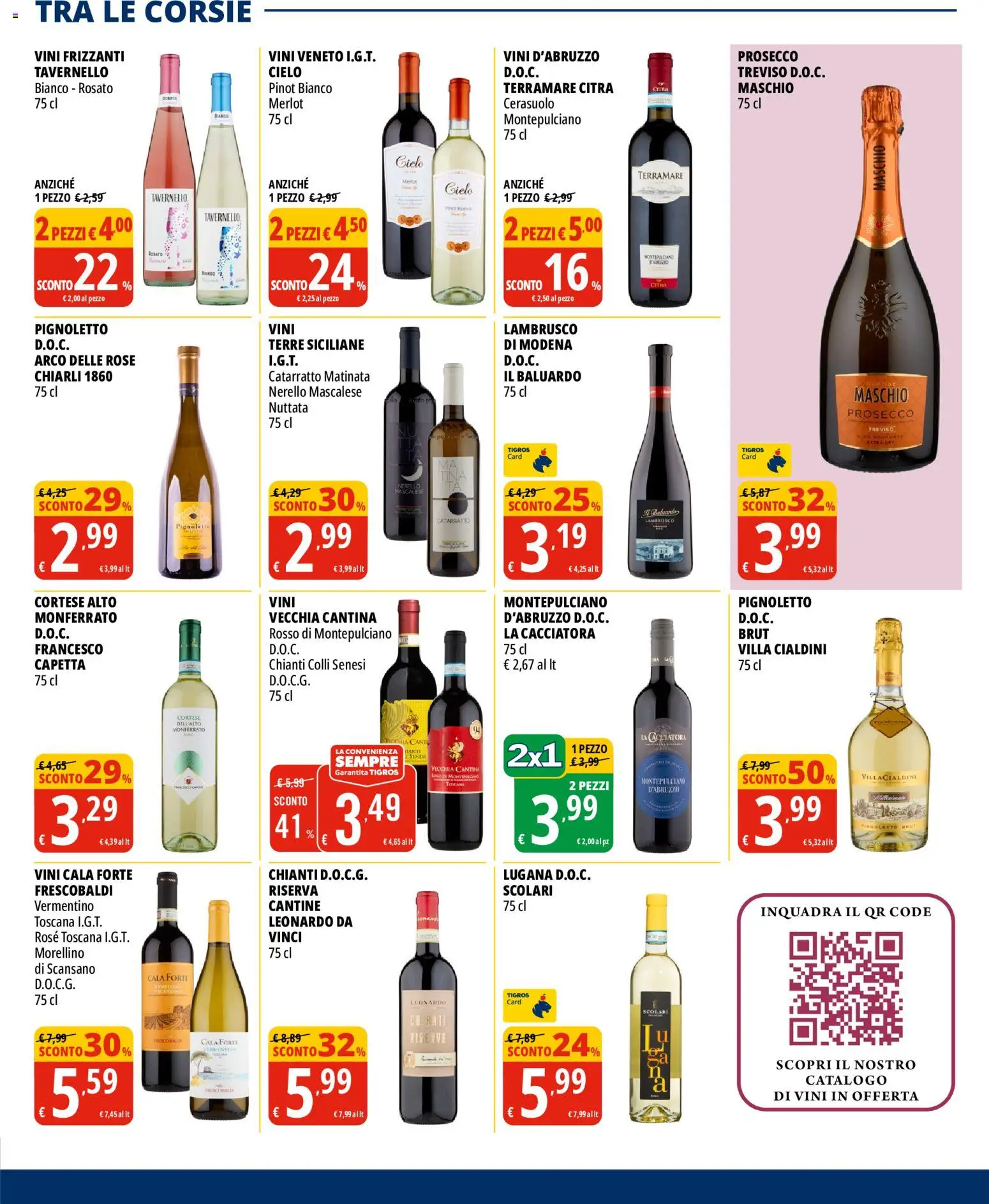 Anteprima dell'opuscolo Tigros volantino dal negozio Tigros valido da 28/10/2026 - Prosecco, Lambrusco