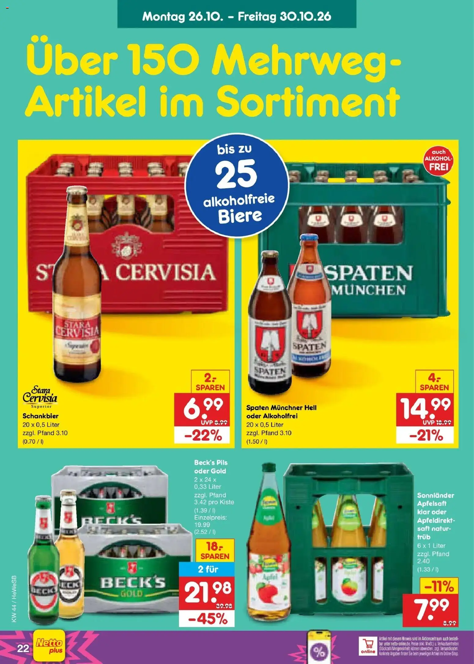 Vorschau von dem Prospekt des Geschäftes Netto Marken-Discount, gültig ab dem 26.10.2026