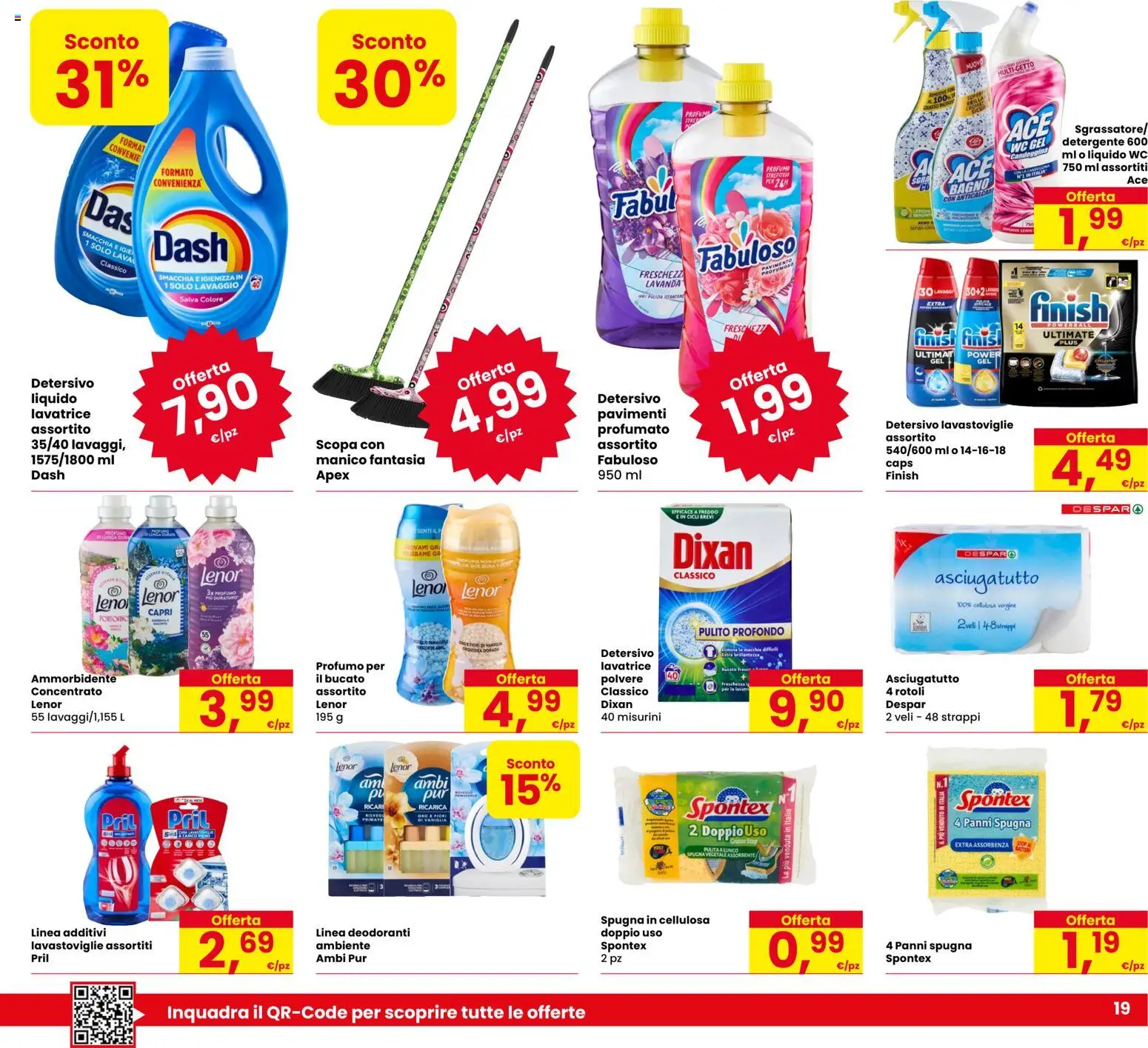 Anteprima dell'opuscolo Eurospar volantino Rovereto dal negozio Eurospar valido da 03/09/2026 - Lavatrice, Scopa, WC, Lavanda, Profumo, Profumi, Vaniglia, Sgrassatore