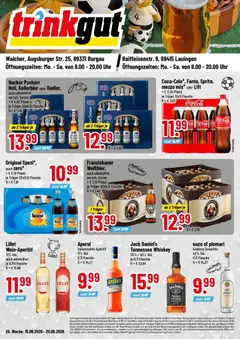 Vorschau von dem Prospekt des Geschäftes Trinkgut, gültig ab dem 14.06.2026