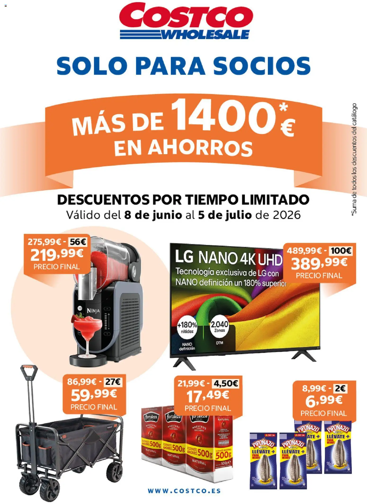 Vista previa del folleto de la tienda Costco válido desde el 08/06/2026 