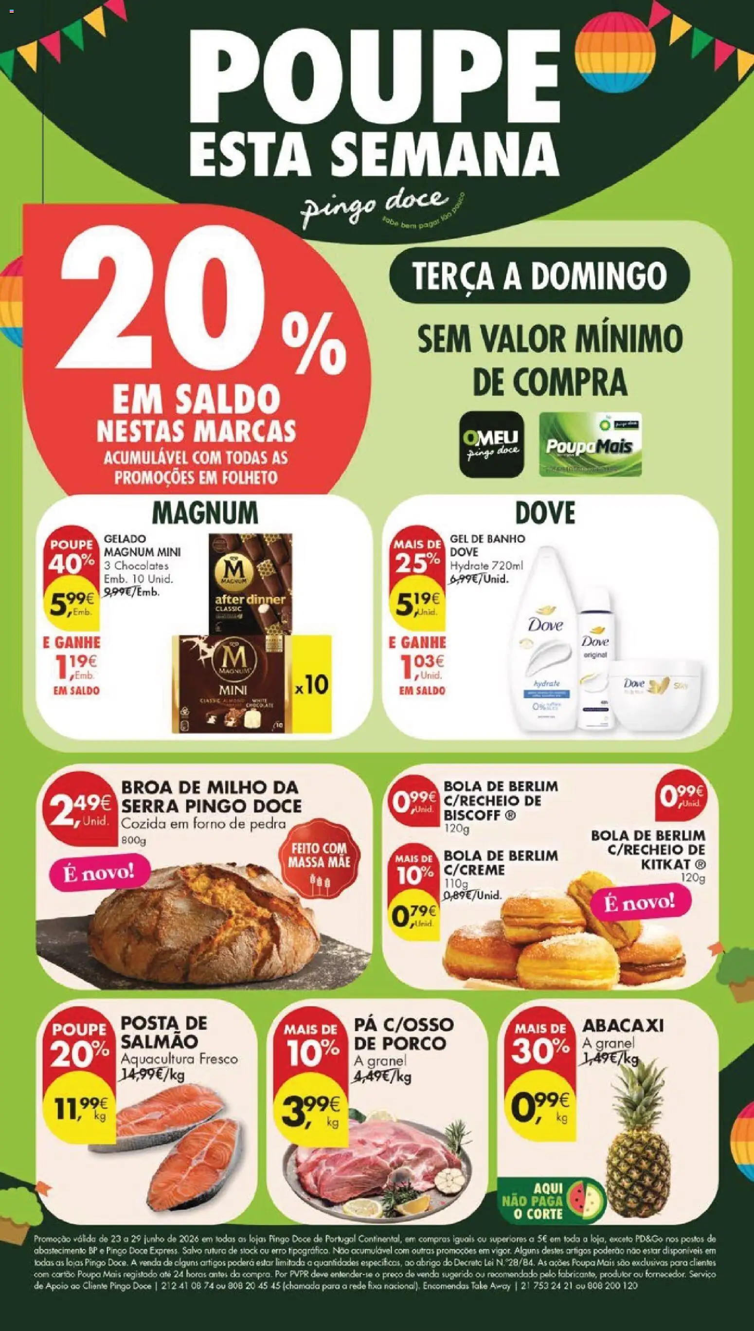Pré-visualização do folheto da loja Pingo Doce válida a partir de 23/06/2026