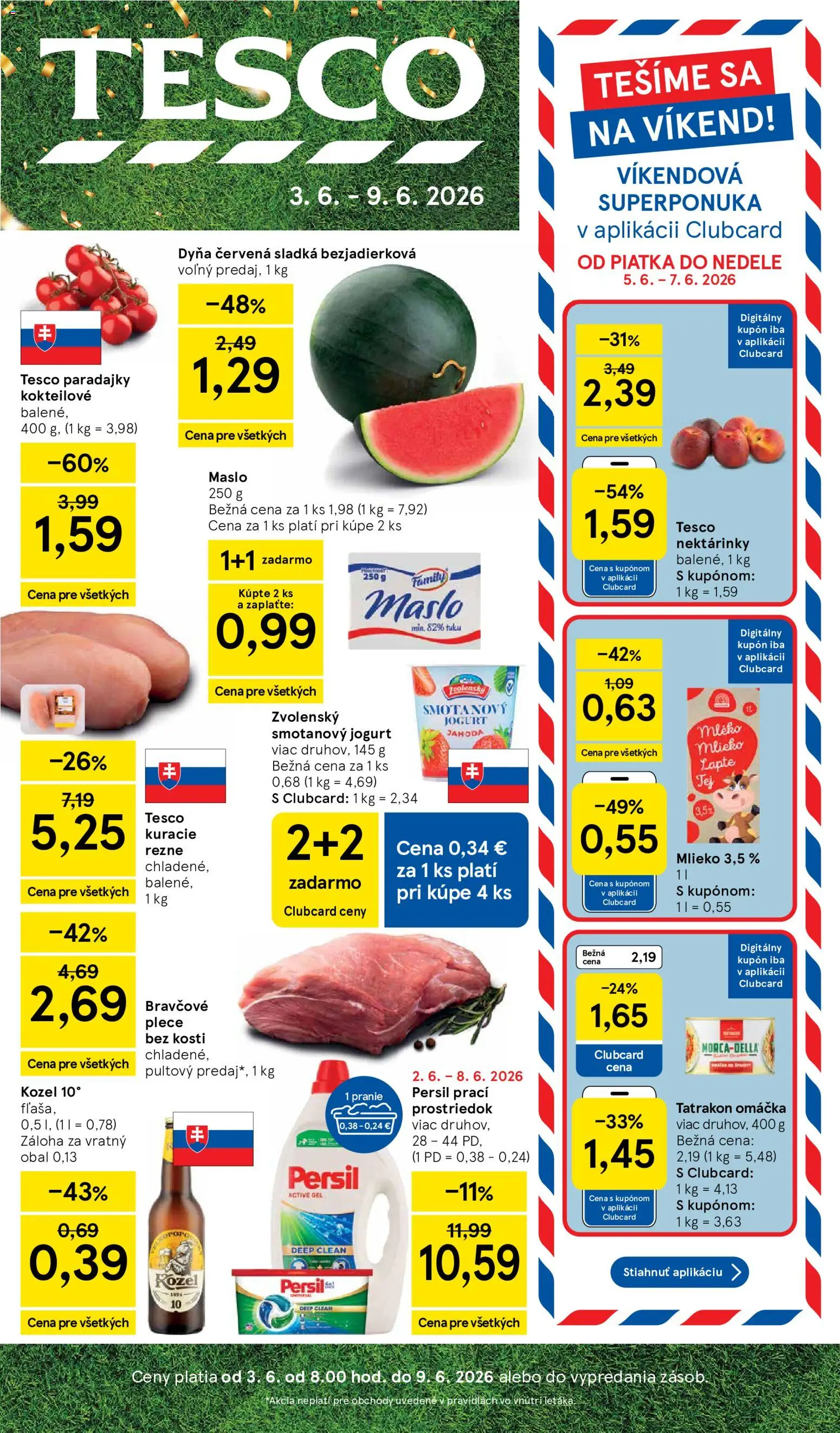 Náhľad Tesco letáku platného od 03.06.2026