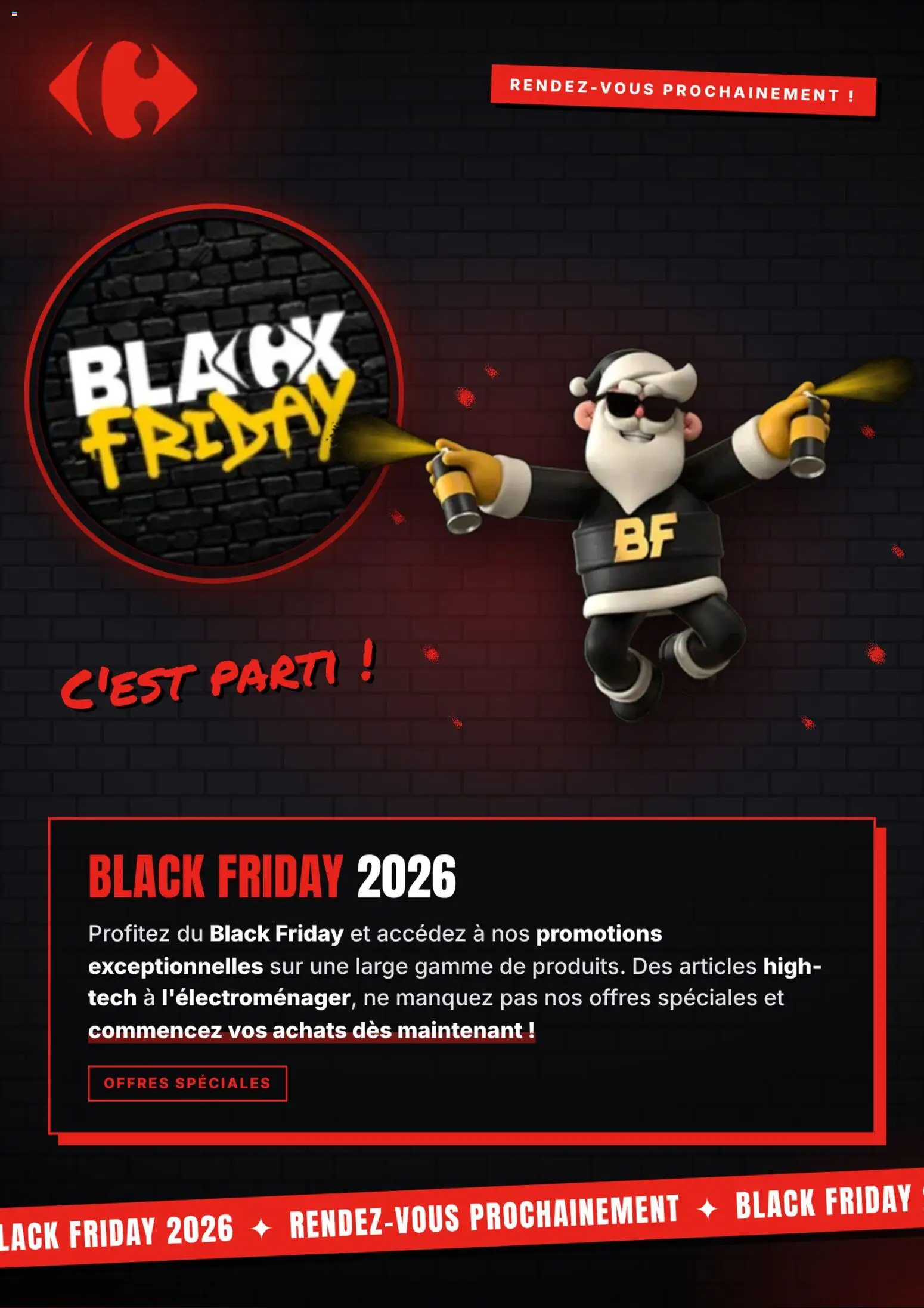 Prévisualisation de Carrefour Market Black Friday Annonce du magasin Carrefour Market formulaire valide 22/10/2026