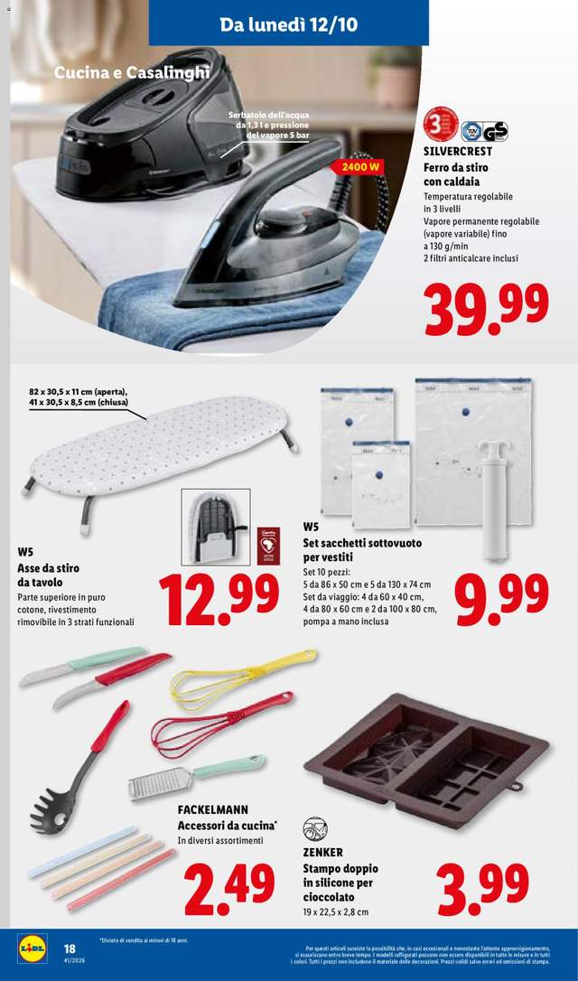 Nuovo volantino Lidl dal 08/10
