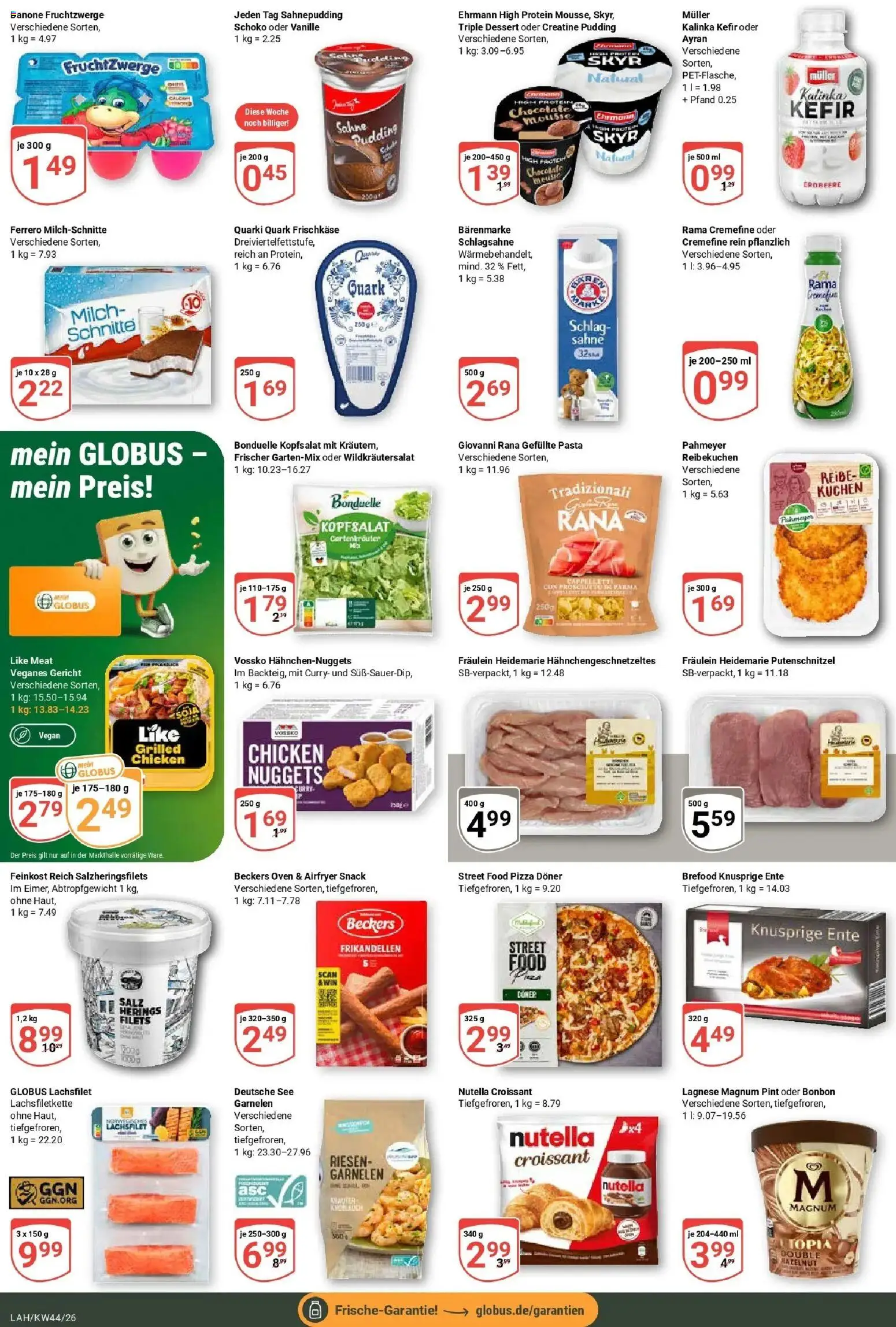 Vorschau von dem Prospekt des Geschäftes Globus, gültig ab dem 26.10.2026