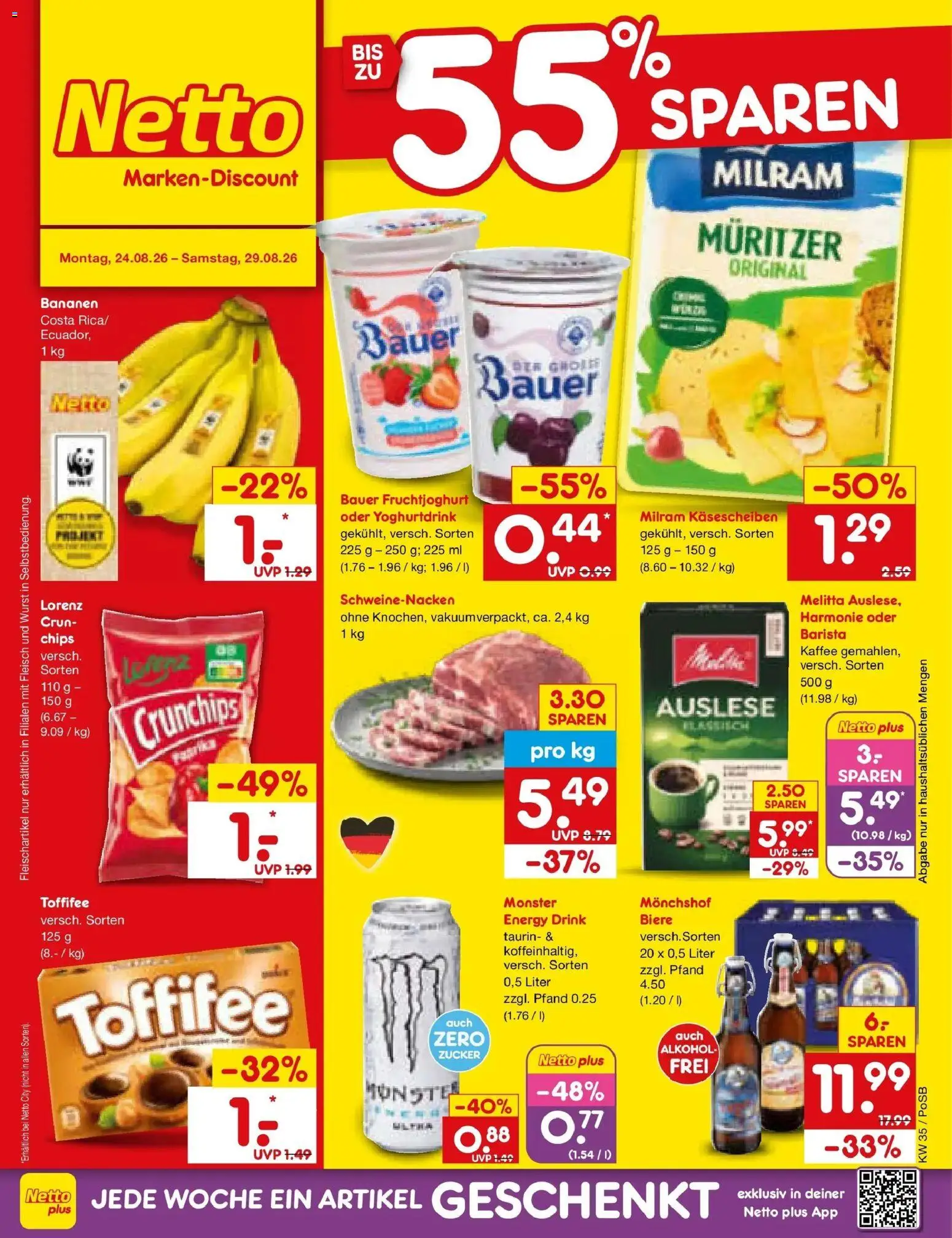 Vorschau von dem Prospekt des Geschäftes Netto Marken-Discount, gültig ab dem 24.08.2026