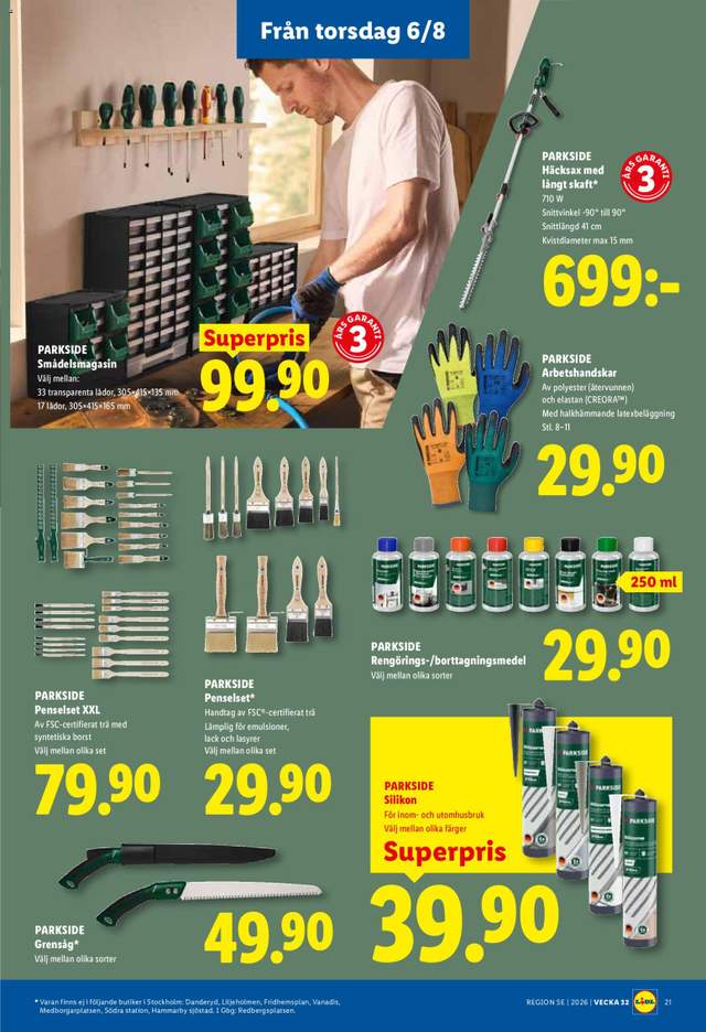 Nytt Lidl reklamblad från 03/08