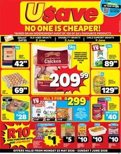 Preview of Usave flyer valid from 25/05/2026