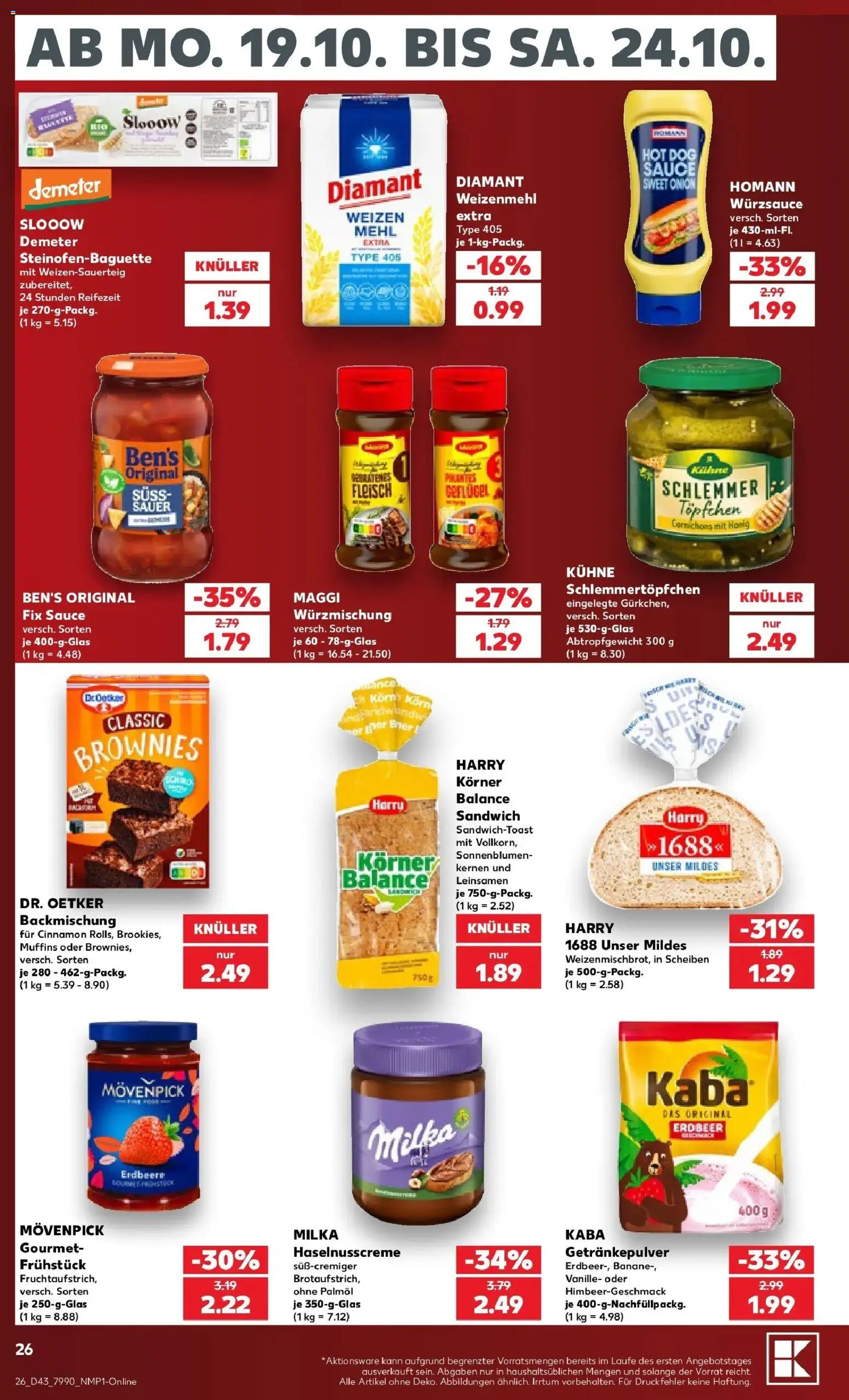 Vorschau von dem Prospekt des Geschäftes Kaufland, gültig ab dem 19.10.2026