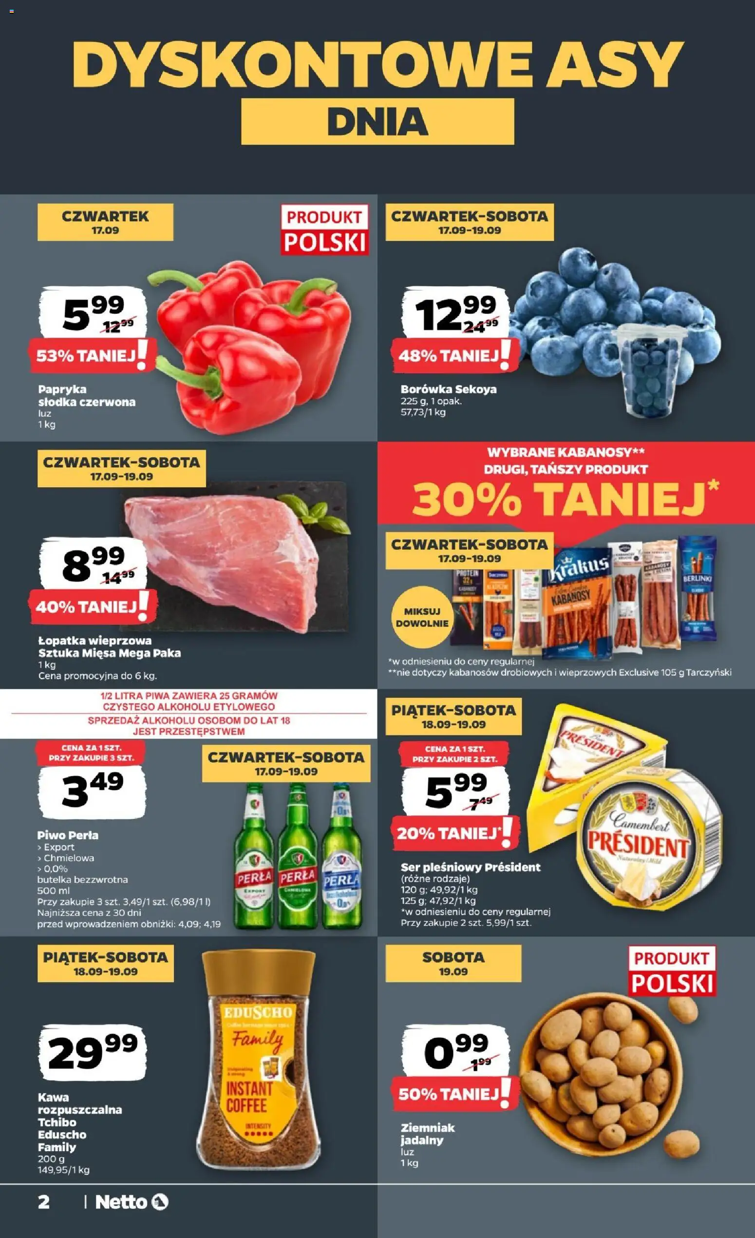 Pogląd gazetki "Netto gazetka od czwartku" ze sklepu Netto ważnej od 17.09.2026
