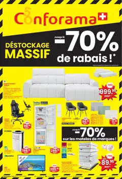 Vorschau des Merkblatts Conforama aktionen FR vom Shop Conforama gültig von 08.07.2026 bis 21.07.2026