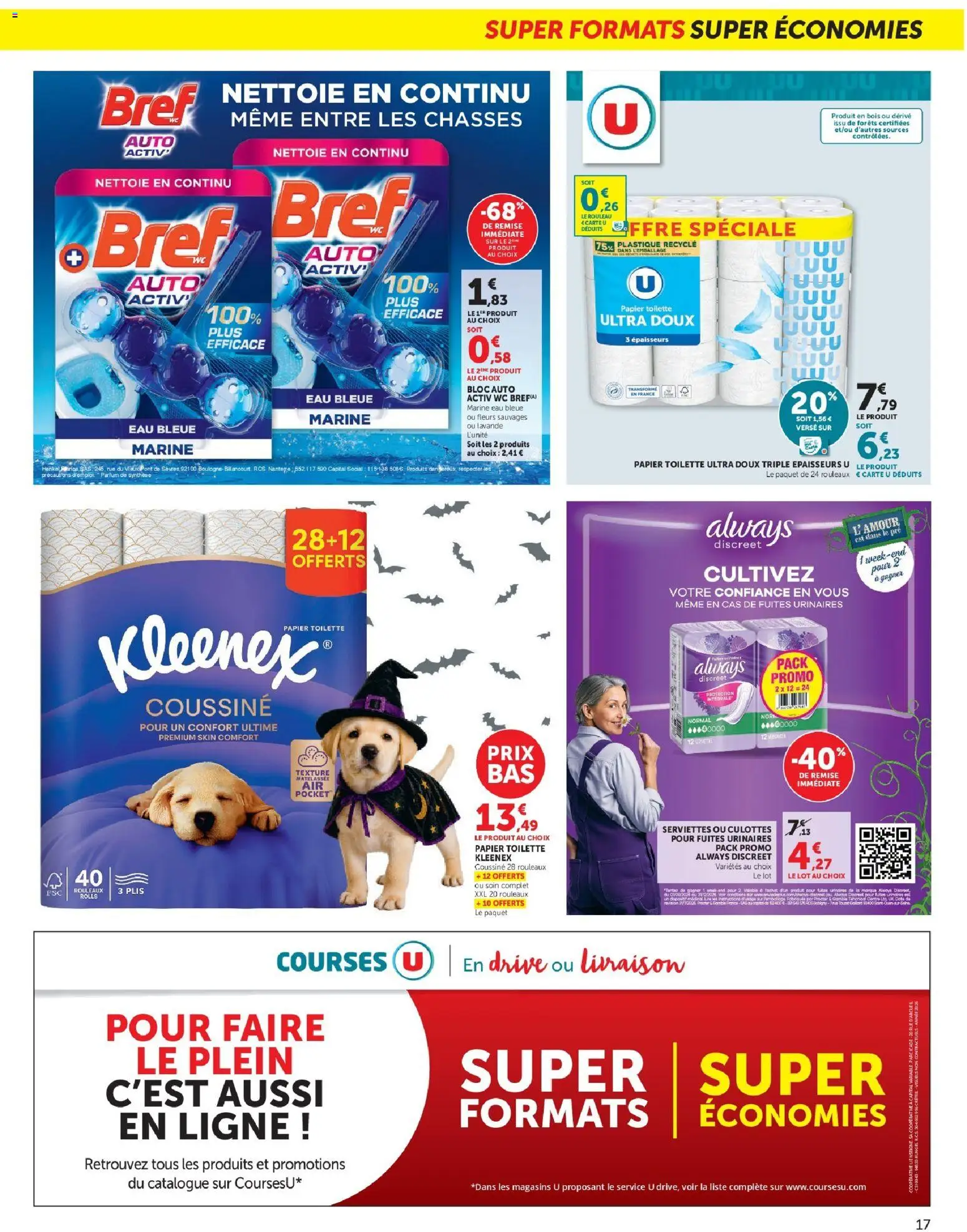 Prévisualisation de Super U - Les prix bas de la semaine du magasin Super U formulaire valide 27/10/2026