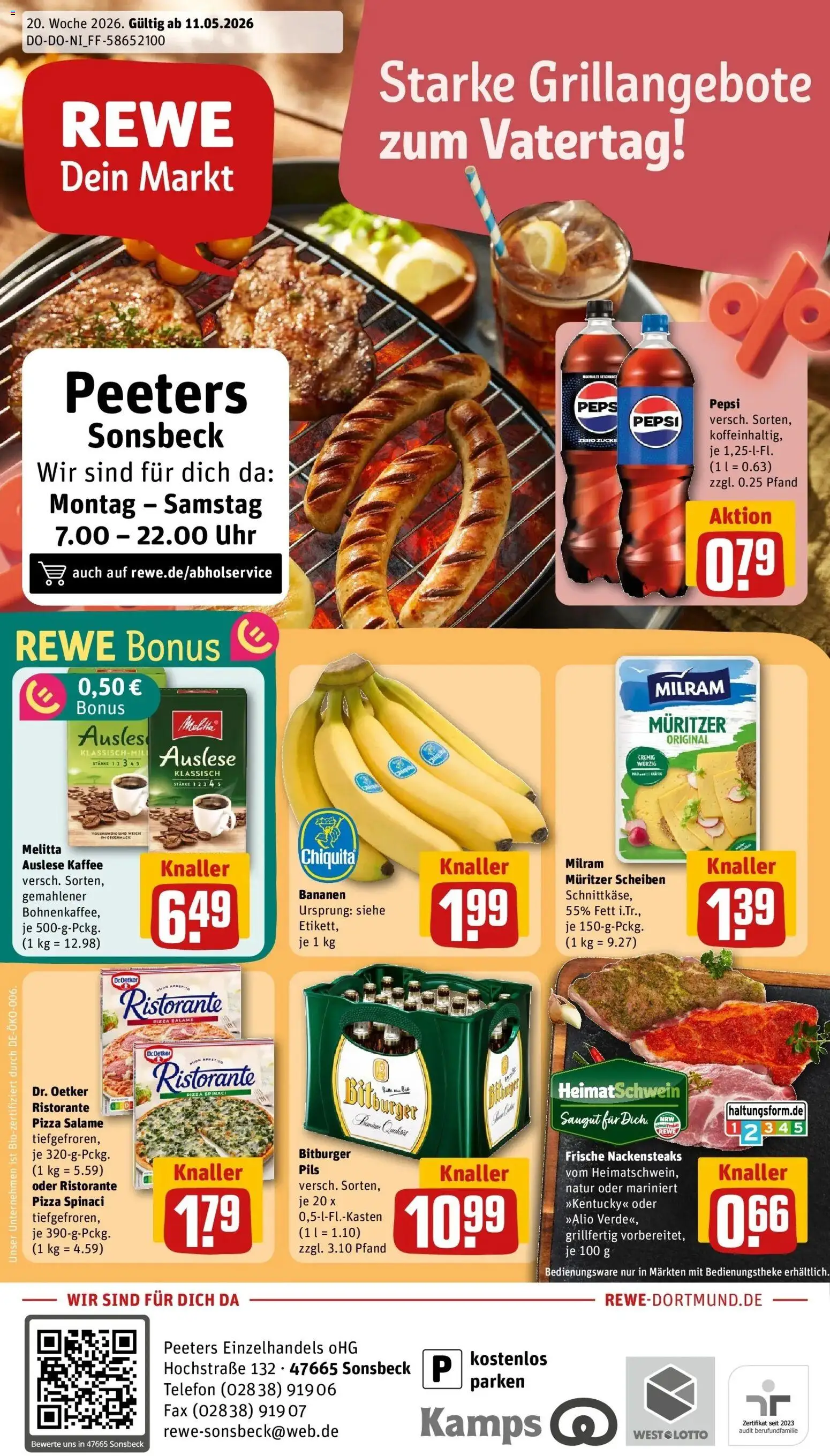 Vorschau von dem Prospekt des Geschäftes Rewe, gültig ab dem 10.05.2026