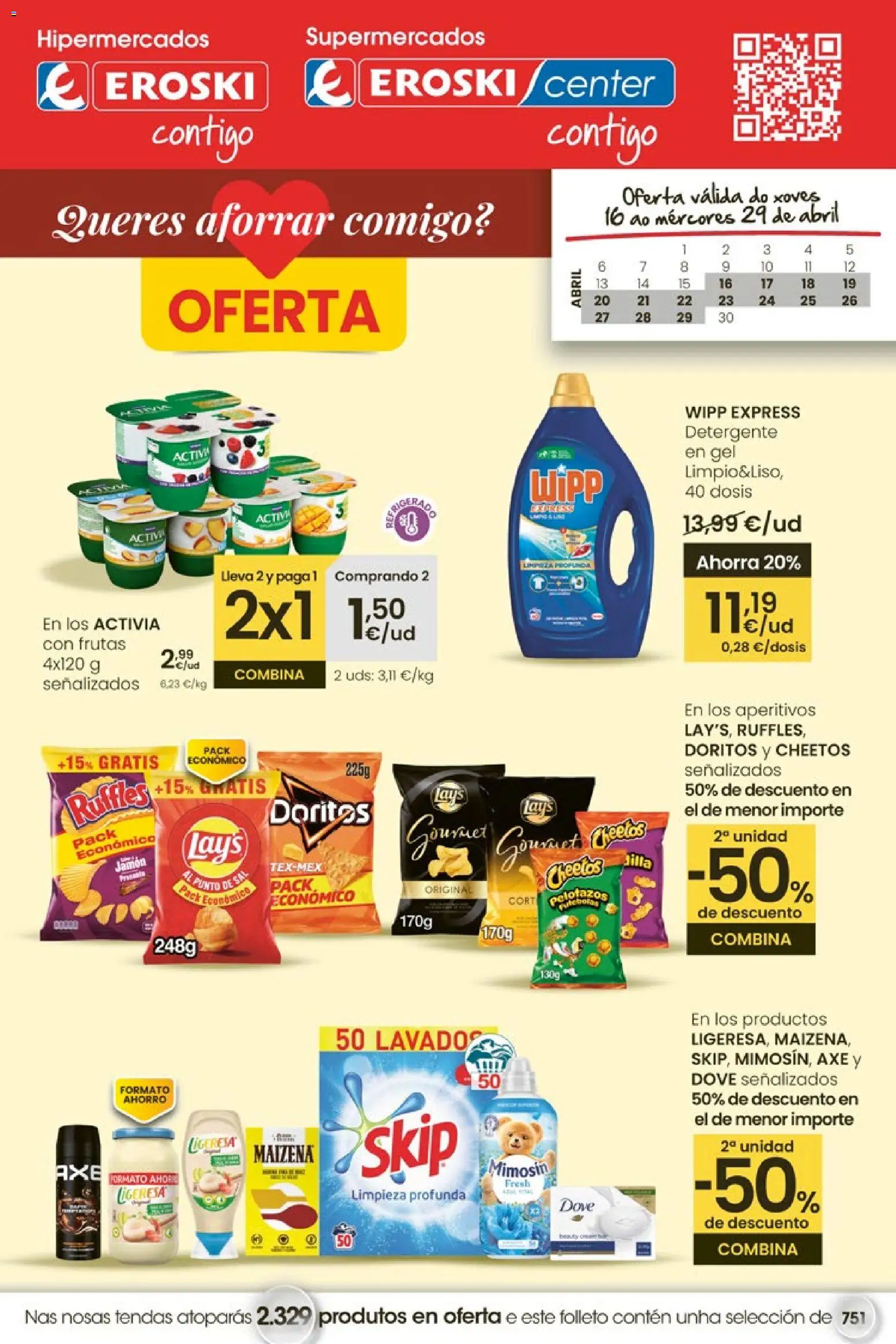 Vista previa del folleto de la tienda Eroski válido desde el 16/04/2026 - Jamón, Detergente