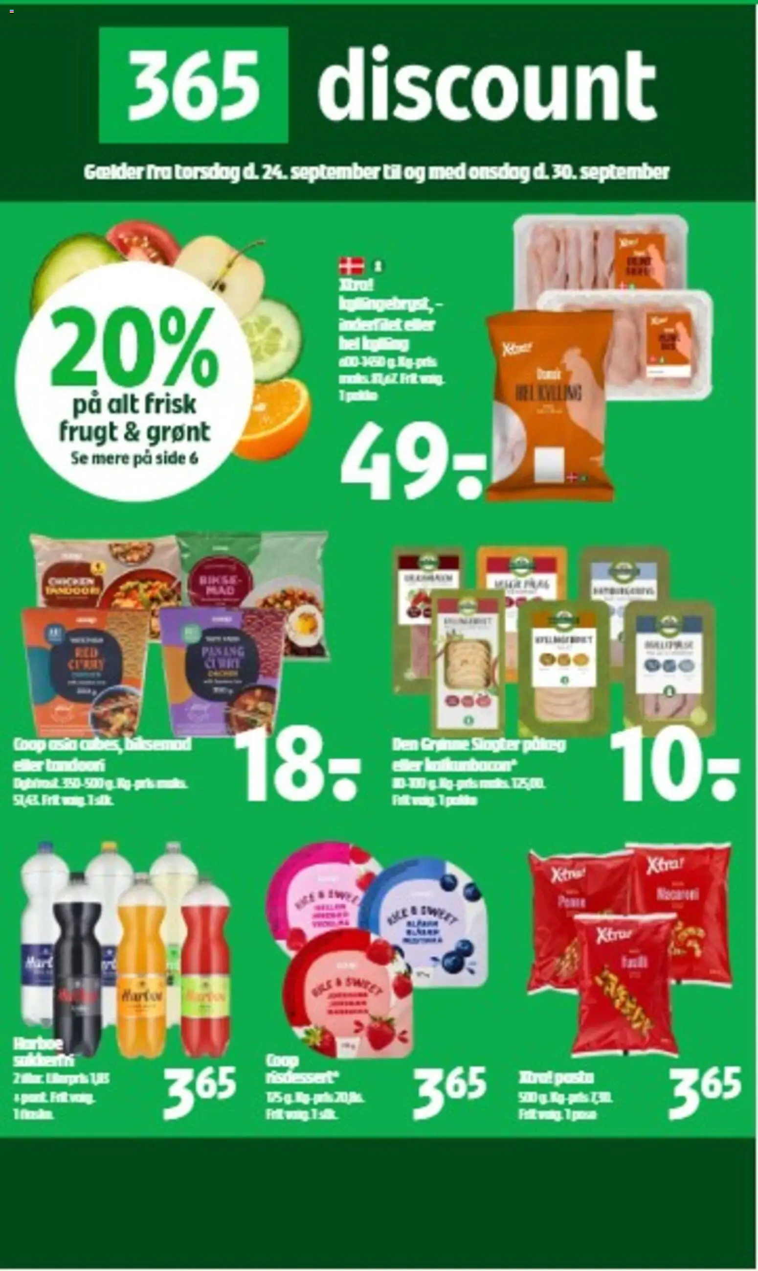 Eksempel på tilbudsavis Coop 365 - Tilbudsavis uge 39 fra butik Coop 365 gyldig fra 24/09/2026